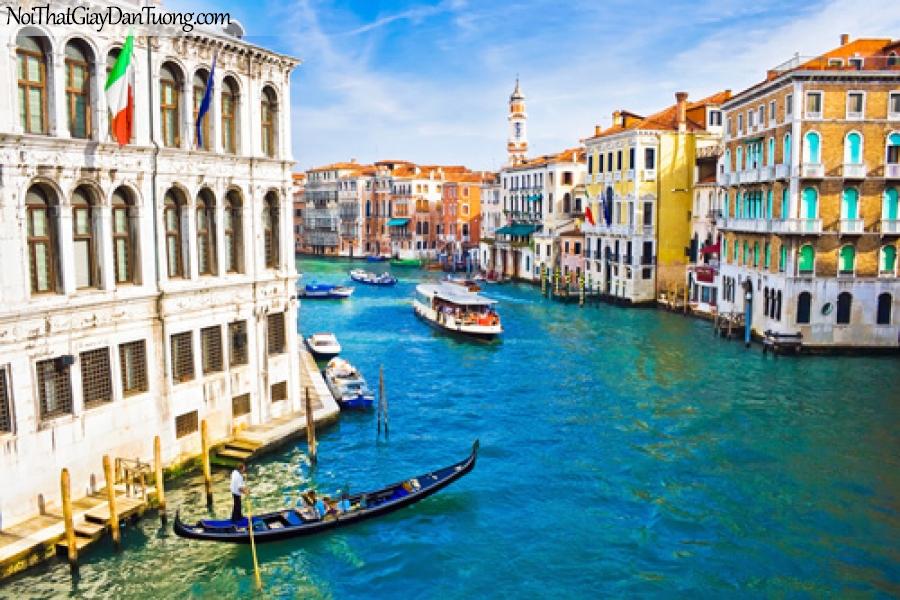 Tranh dán tường, một góc vẻ đẹp thành phố Venice Italy