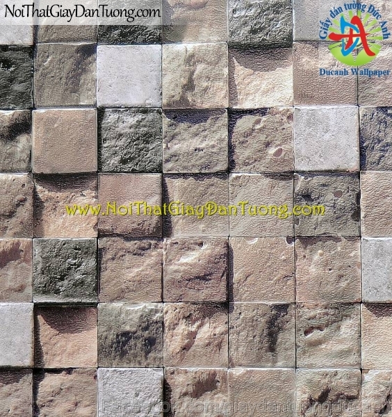 Giấy dán tường Hàn Quốc giả đá - Stone Touch 85018-2