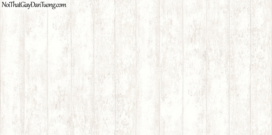Giấy dán tường giả gỗ, những thanh gỗ xếp cạnh nhau, màu trắng 56093-1 g