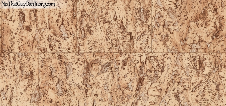 Giấy dán tường giả gỗ, những miếng gỗ xếp cạnh nhau, màu vàng 87026-1 g