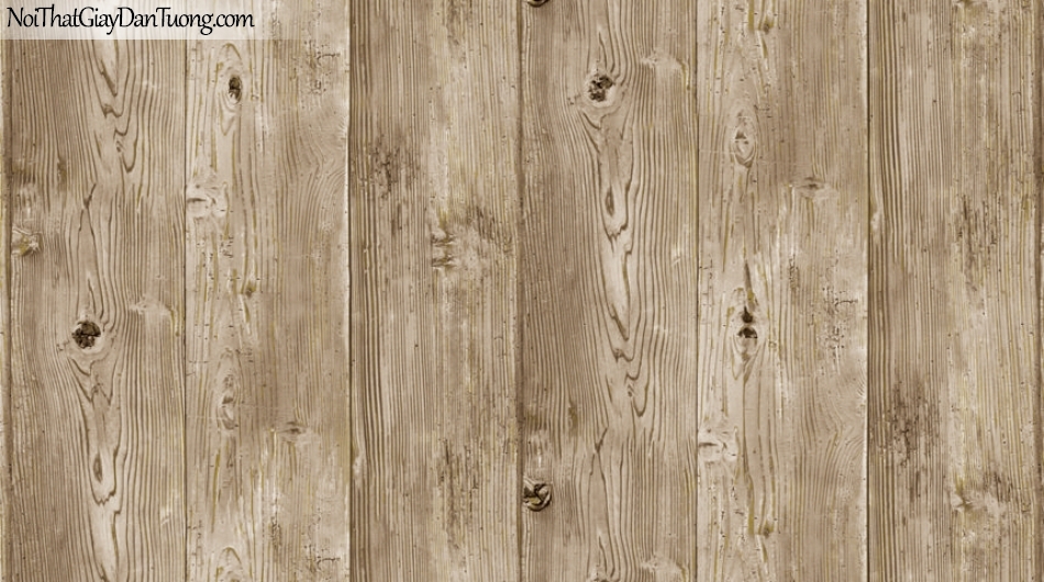 Giấy dán tường giả gỗ, những thanh gỗ lớn xếp cạnh nhau, màu vàng 87005-2 g