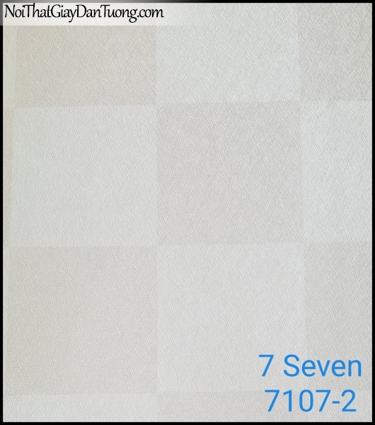 7 SEVEN, 7SEVEN, Giấy dán tường Hàn Quốc 7107-2, giấy dán tường 3D gân nhỏ, giả đá, giả gỗ, giả gạch, màu nâu xám
