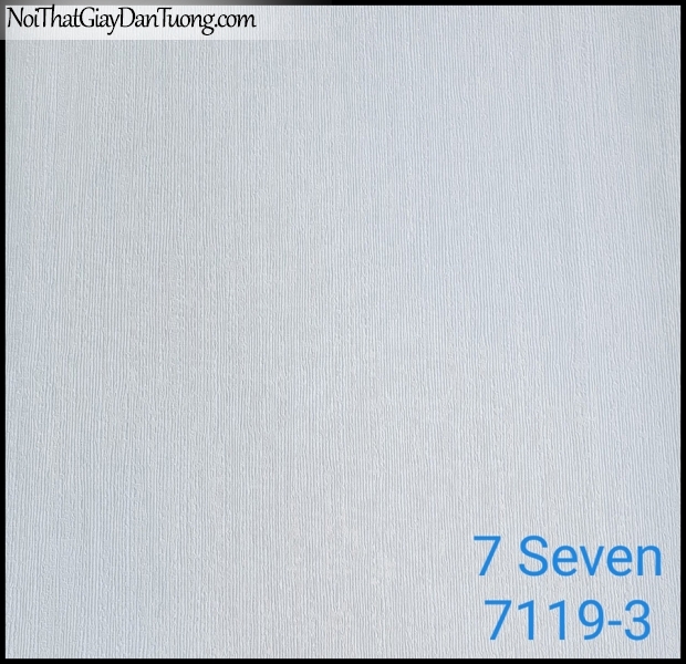 7 SEVEN, 7SEVEN, Giấy dán tường Hàn Quốc 7119-3, giấy dán tường 3D gân nhỏ, giả đá, giả gỗ, giả gạch, màu nâu xám