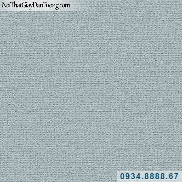 Giấy dán tường Hàn Quốc ARTBOOK, giấy dán tường xanh xám, xanh gân trơn 57174-8