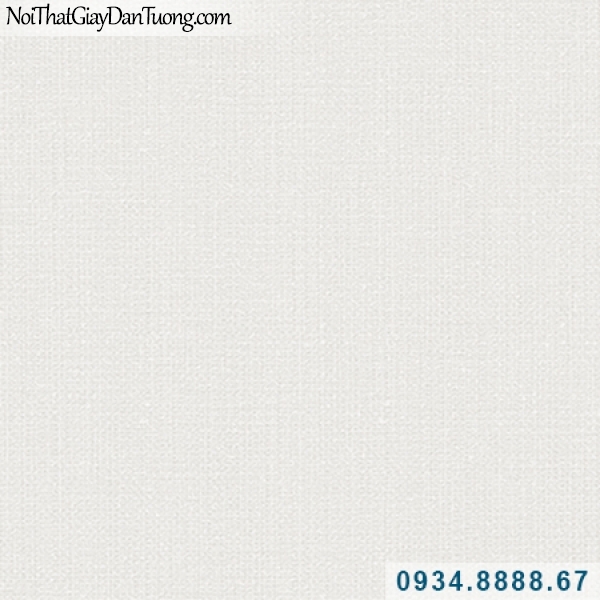 Giấy dán tường Hàn Quốc ARTBOOK, giấy trơn gân màu trắng xám, trắng kem nhạt 57173-1