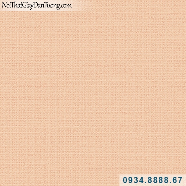 Giấy dán tường Hàn Quốc ARTBOOK, giấy dán tường gân ca rô, gân vuông, sọc ngang sọc dọc, gân nhuyễn, màu cam 57186-4