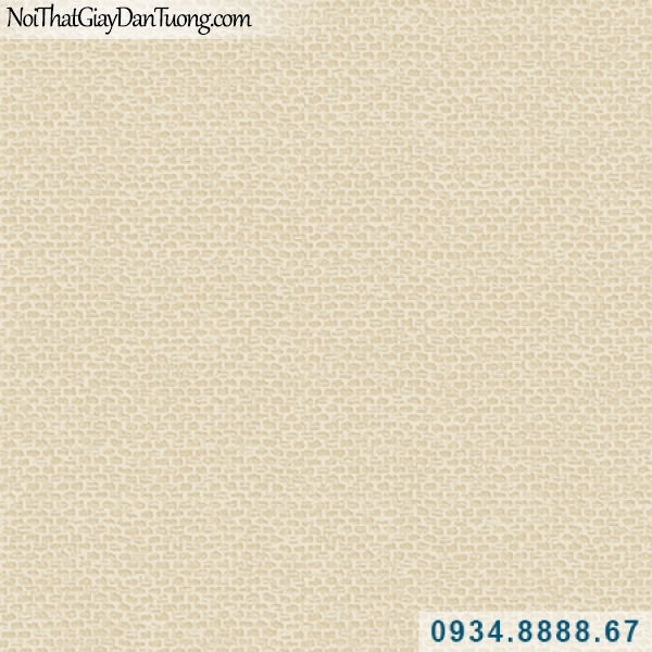 Giấy dán tường Hàn Quốc ARTBOOK, giấy dán tường gân tổ ong màu vàng 57184-8