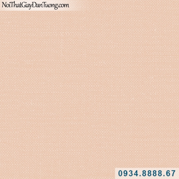 Giấy dán tường Hàn Quốc ARTBOOK, giấy dán tường màu cam, hồng cam, giấy gân trơn 57175-1