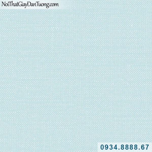 Giấy dán tường Hàn Quốc ARTBOOK, giấy dán tường màu xanh dương, xanh da trời, xanh nước biển, xanh nhạt, giấy gân trơn không có hoa văn họa tiết 57175-4