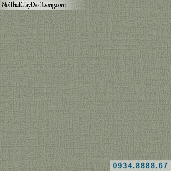 Giấy dán tường Hàn Quốc ARTBOOK, giấy dán tường màu xanh sẫm, giấy xanh trơn có gân, không hoa văn họa tiết 57179-8