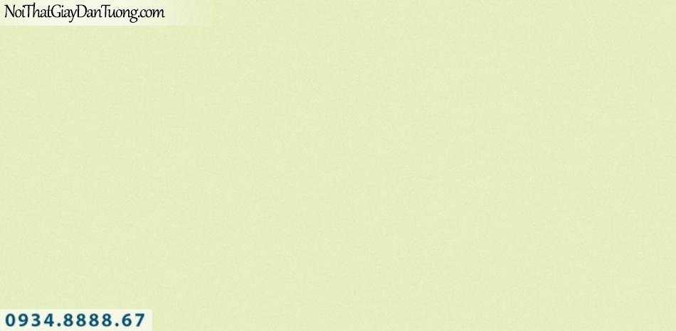 J 100 | Giấy dán tường J100 Hàn Quốc, giấy dán tường màu xanh nõn chuối, xanh lá cây, giấy gân trơn 9388-1