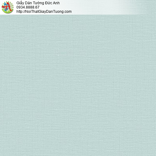 Lohas 87399-7, Giấy dán tường màu xanh nhạt,giấy gân trơn đơn sắc xanh