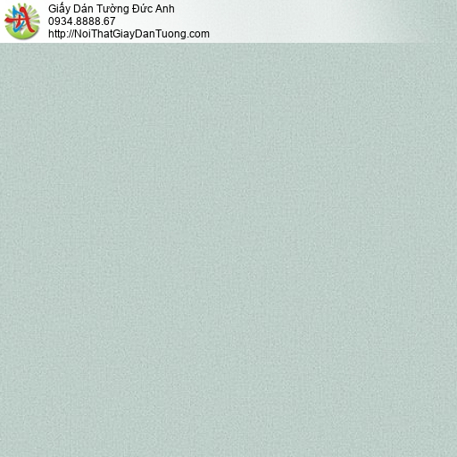 87416-3 Giấy dán tường gân trơn đơn giản màu xanh, vân nhỏ xanh nhạt