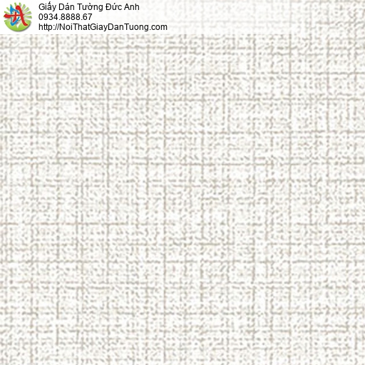 5550-1 Giấy dán tường gân nổi ngang dọc màu trắng, giấy vân nổi lớn