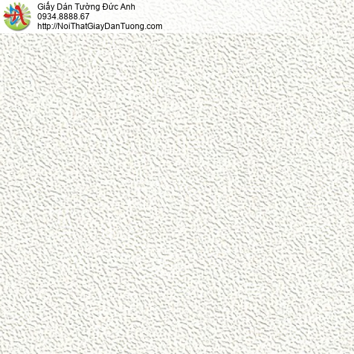 M80137 Giấy dán tường màu trắng, giấy gân trơn đơn giản màu trắng đẹp