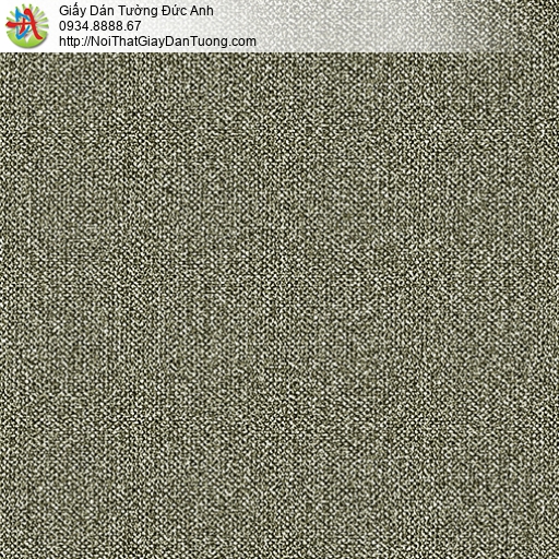 3811-4 Giấy dán tường dạng gân màu rêu, giấy dán tường màu xám vàng