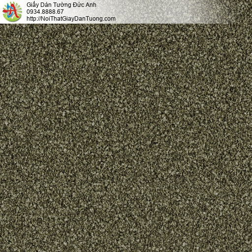 3815-4 Giấy dán tường vảy cát mà xanh rêu, giấy gân to màu rêu mới