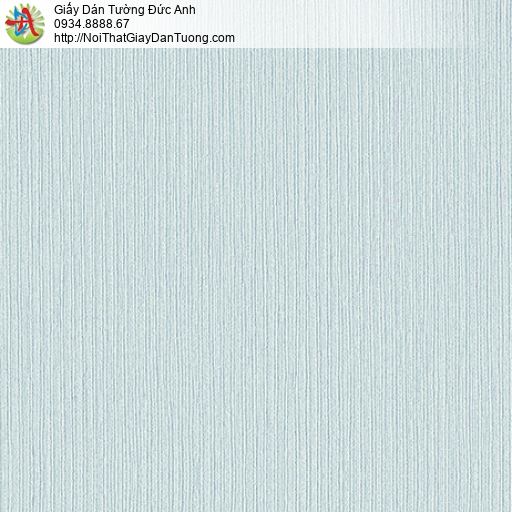 3821-4 Giấy dán tường kẻ sọc nhỏ màu xanh lơ, thợ dán giấy dán tường