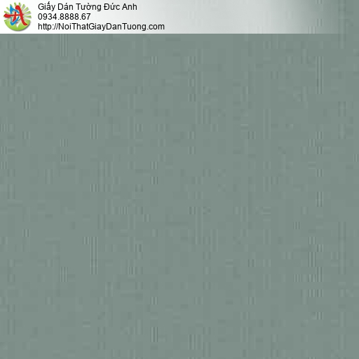10074 - Giấy dán tường trơn màu xanh ngọc, giấy gân màu xanh lá cây