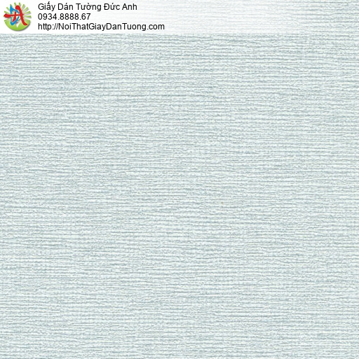 70200-2 - Giấy dán tường màu xanh cốm, giấy gân ngang màu xanh lơ nhạt