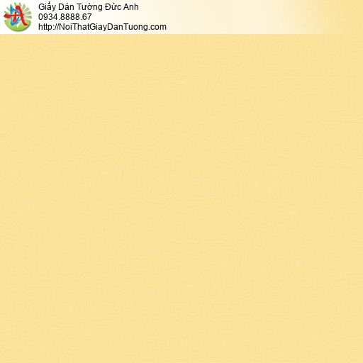70216-6 Giấy dán tường màu vàng tươi, giấy một màu trơn đơn giản mới