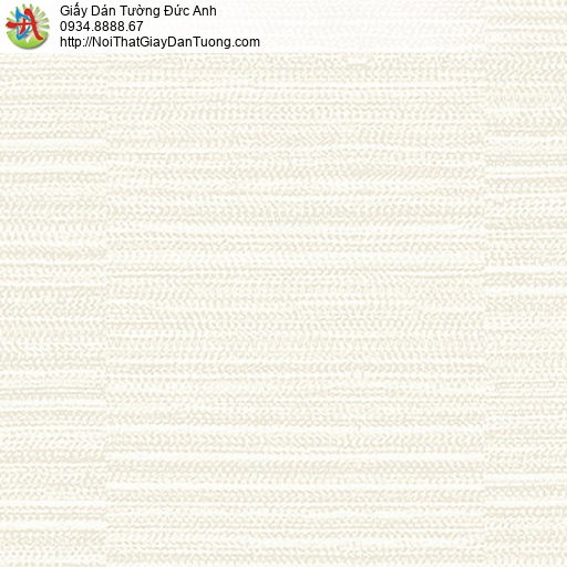 53307-1 Giấy dán tường vân ngang màu kem, giấy đơn giản một màu hiện đại
