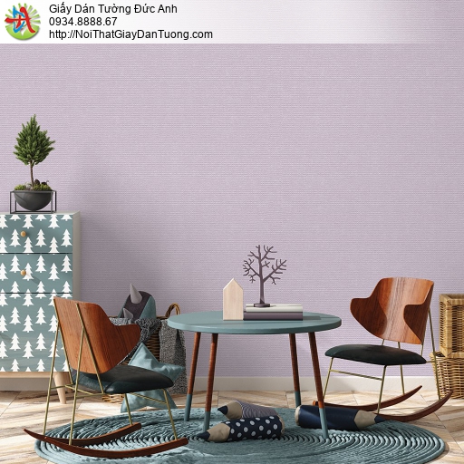 V concept 7910-6 | Giấy dán tường màu tím nhạt, giấy gân trơn đơn giản hiện đại 2021