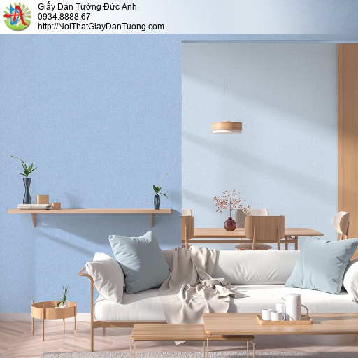 V concept 7911-2 | Giấy dán tường màu xanh dương, giấy gân trơn đơn giản một màu hiện đại