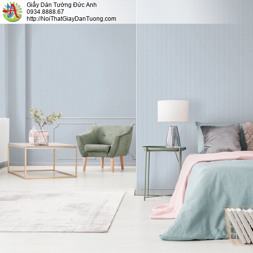 V concept 7918-2 | Giấy dán tường màu xanh nhạt, giấy dạng sọc màu xanh lợt hiện đại