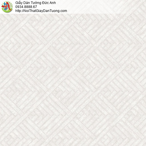 Mozen 73018-1, Giấy dán tường họa tiết ca rô màu trắng xám