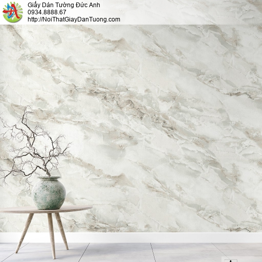 Albany 6807-2, Giấy dán tường giả đá marble, đá granite, đá tự nhiên màu xám trắng