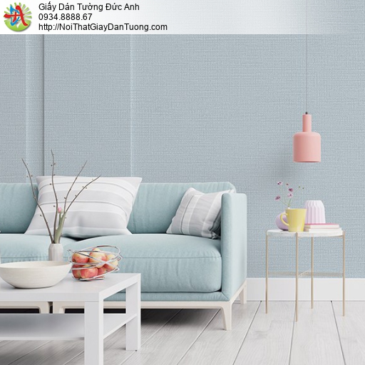Albany 6819-5, Giấy dán tường đơn giản màu xanh nhạt hiện đại