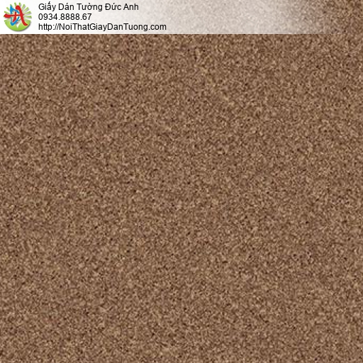 Giấy dán tường giả phun gai bột đá hạt cát màu nâu đậm, Natural 87024-9