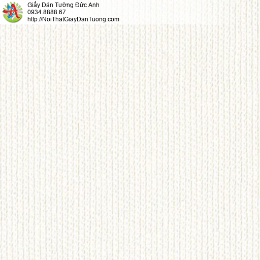 7001-1 - Giấy dán tường màu trắng gân lớn, giấy dạng gân hiện đại, gân sọc vải bố màu trắng sữa