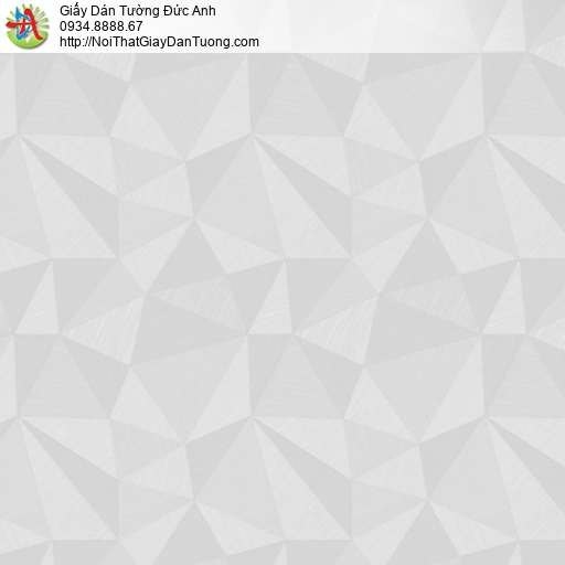 96014-3 Giấy dán tường màu xám nhạt họa tiết 3D hình khối bắt mắt