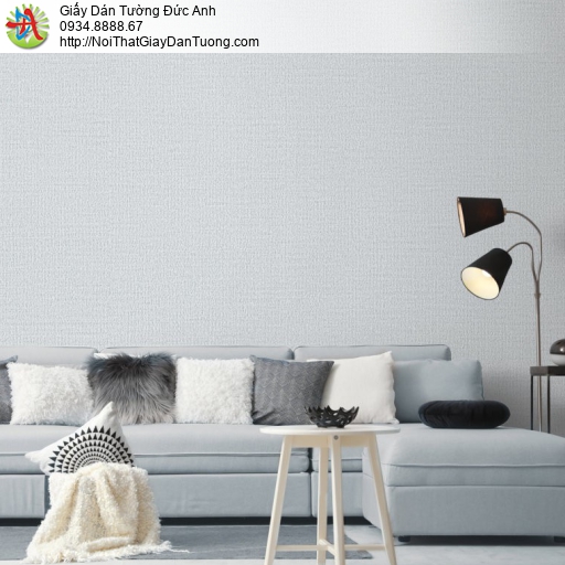 Giấy dán tường V-concept 7907-2, giấy đán tường hiện đại màu xám nhạt, giấy gân đơn giản một màu