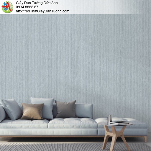 Giấy dán tường V-concept 7928-3, giấy dán tường dạng sọc nhỏ mịn màu xám xanh đẹp hiện đại