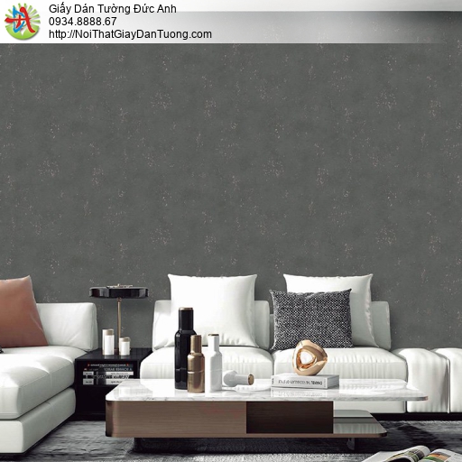 The View 9810-3, giấy dán tường giả bê tông xi măng màu đen, màu tối điểm nhấn ấn tượng