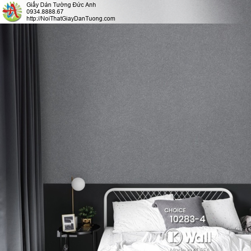 Choice 10283-4, giấy dán tường dạng gân xoắn hiện đại màu xám tối xám xi măng bê tông