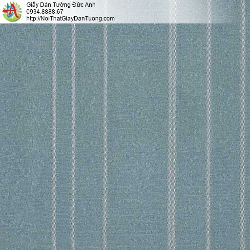 The One 6820-6, giấy dán tường kẻ sọc to sọc nhỏ màu xanh