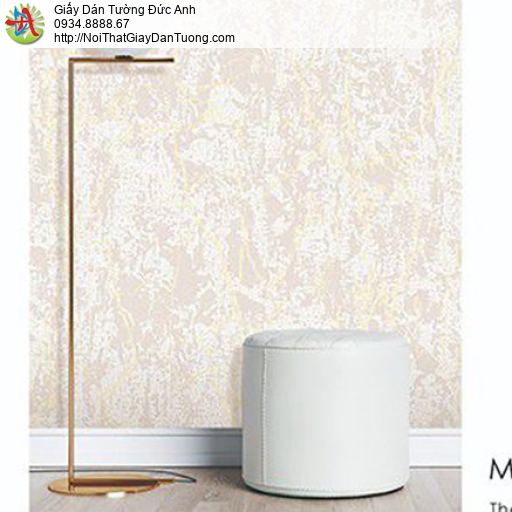 The One 6823-1, giấy dán tường giả vân đá marble màu vàng kem